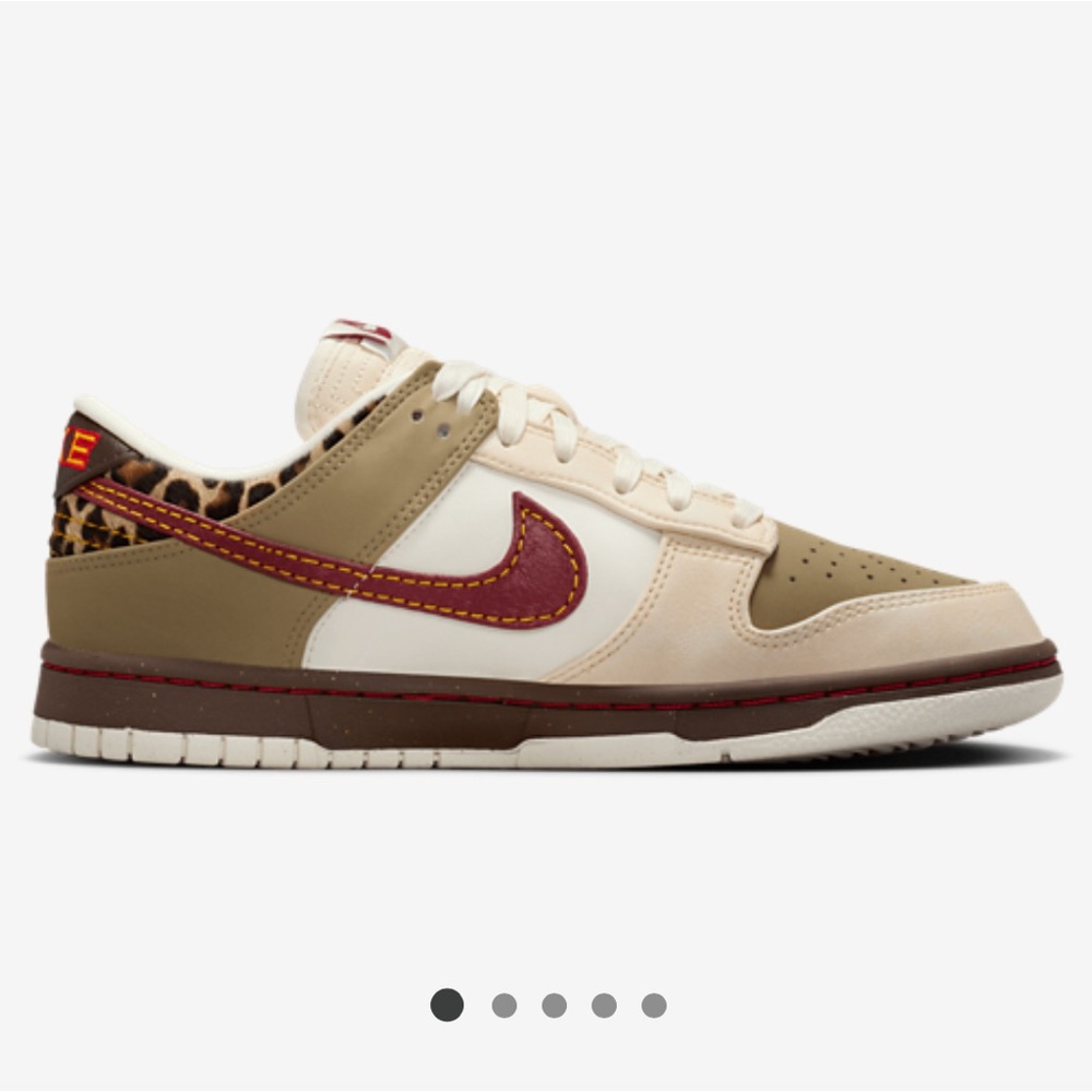 NEW Nike Dunk Low “Khaki Team Red” 6W